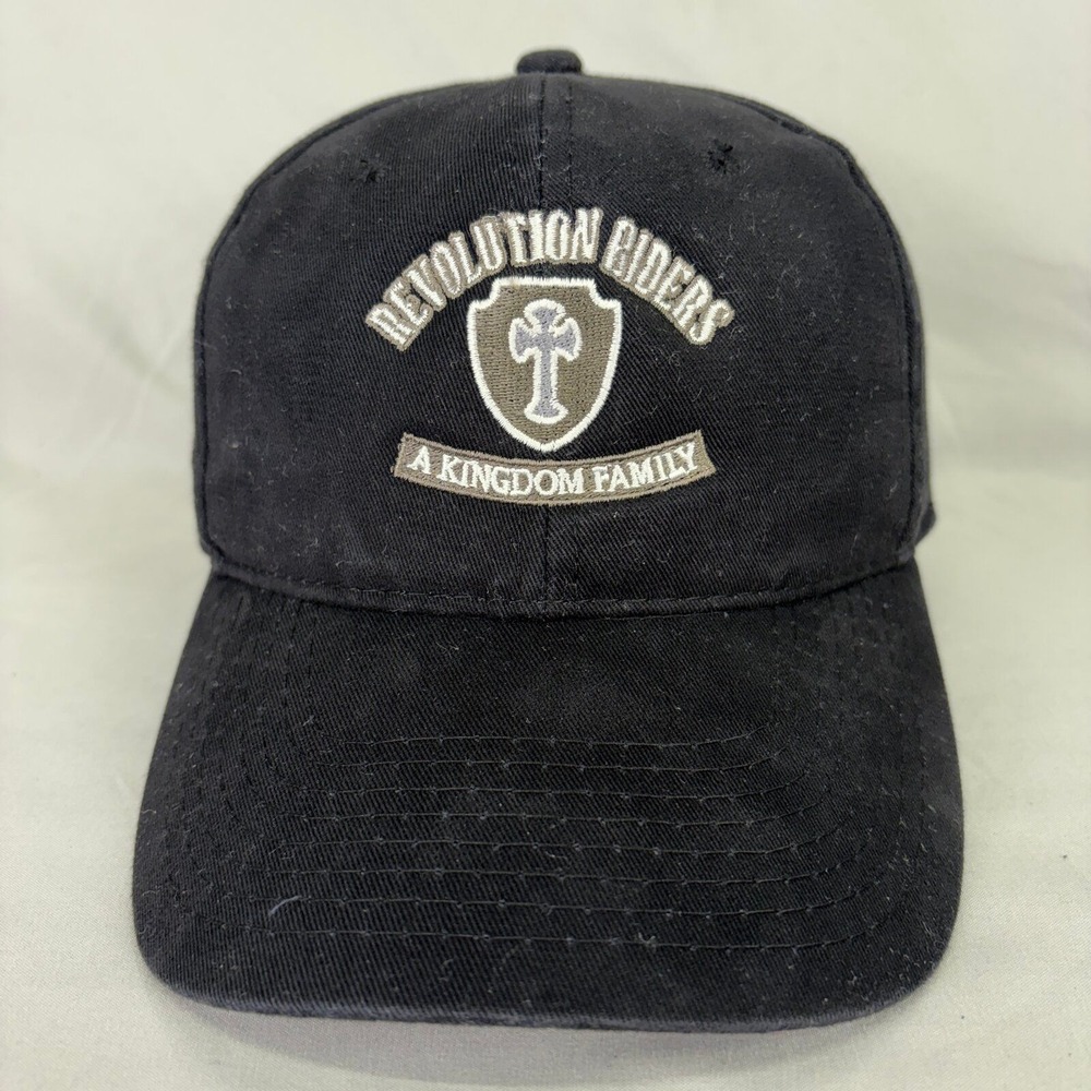 Outdoor Cap Revolution Riders Hat Men OSFM Black Embroidered Shield Logo